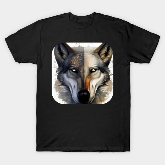 Wolf T-Shirt by KK-Royal